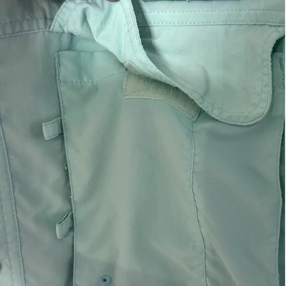 Bimini Bay Outfitters Short Sleeve Button Up Vented Fishing Shirt Size Medium - Picture 5 of 12